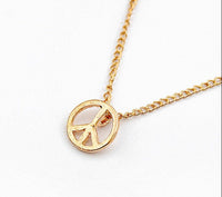 Round Circle Long Chain Necklace for Women (SPX0238)