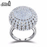 Effie Queen New Fashion Crystal Ring for Women Elegant Luxury CZ Zircon Engagement Party Ring Wholesale DR48