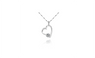 Women Summer Style Silver Necklaces With Cubic Zirconia Pendant