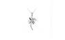 New Four Platinum Plated Leaf Clover Pendant Necklace