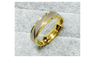 Simple Golden Stainless Steel Wedding Ring For Women (6,7,8,9)