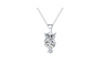 Classic Crystal Zircon Lovely Owl Pendant Necklace For Women