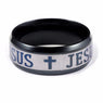 Jesus Cross Letter Bible Women's Rings Engagement Wedding Ring Band Jewelry