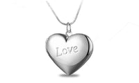 Silver Plated Jewellery Heart and Love Necklaces - sparklingselections