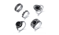 Vintage Silver Plated Finger Rings (Adjustable) - sparklingselections