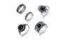 Vintage Silver Plated Finger Rings (Adjustable)