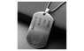 Nameplate Military Army Style Dog Tags Chain Mens Pendant Necklace