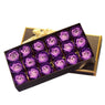 Wedding Party Rose Soap 18pcs Purple Flower Favors Valentine's Day Gift Box