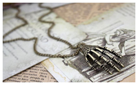 Skeleton of hand design punk rock necklaces fashion steampunk jewelry