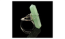 Hexagonal Crystal Resin Imitation Stone Gem Ring (Resizable)