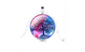 Life Tree Pendant Classic Glass Cabochon Necklace