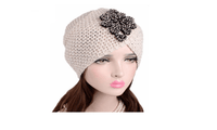 New Women Winter Knitting Turban Brim Hat - sparklingselections