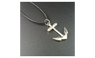 Trendy Collar Leather Vintage Alloy Anchor Pendants Necklace For Mens