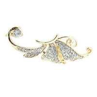 New Women's Fashion Butterfly Wings Shape Left Ear Clip Clamp Earrings For Summer, Spring, Winter Seasons - sparklingselections
