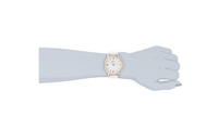 New Fashion Business Women's Brushed Metal Leather Watch - sparklingselections