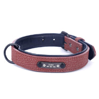 Soft Leather Adjustable Pet Collar For Cat Puppy Large Dogs - sparklingselections