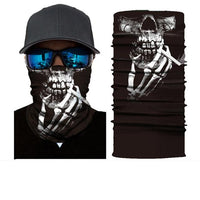 Halloween Cycling Motorcycle Neck Ghost Face Ski Scarf Mask - sparklingselections