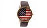 Casual American Flag Dress Quartz Watch