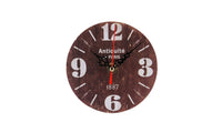 Silent Antique Wood digital Wall Clock For Home Office - sparklingselections