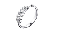 Flower Leaf Personality Wedding Rings for Women - sparklingselections