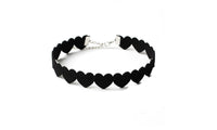 New Black Love Heart Chokers Necklace for Women - sparklingselections