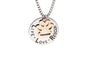 Live Love Rescue Letter Cat Dog Paw Print Pendant Necklace
