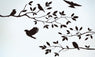 Removable Black Bird Tree Branch Monster Wall Paper Sticker