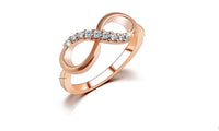 Stylish 8 Shaped Women Finger Ring - sparklingselections