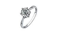 Zircon Inlaid Wedding Bridal Engagement Ring - sparklingselections