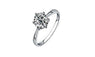 Zircon Inlaid Wedding Bridal Engagement Ring