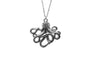 Silver Plated Octopus Pendant Necklace