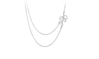 Double Leaf Pendant Necklace For Women - sparklingselections