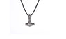 Fashion Men Choker Black Pattern Pendant Necklace