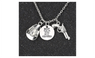 Retro Keep Calm Kill Zombies Hat Pistol Silver Plated Pendant Necklace