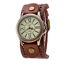 Vintage Roman Leather Watch Quartz Wristwatch Best Analog Watch Leather Quartz Watch