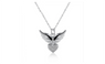 Silver Plated Zircon Pendant Necklace for Women