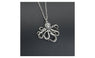 New Fashion Antique Silver Plated Octopus Pendant Sweater Chain Necklace