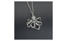 New Fashion Antique Silver Plated Octopus Pendant Chain Necklace