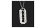 Fashion Silver Plated Style Blade Pendant Short Necklace