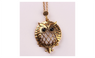 Vintage Bronze Plated Owl Hollow Pendant Necklace For Women