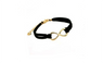 Fashion Infinity Eight Cross Bangle Jewelry Leather Bracelet