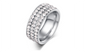 Fashion Silver Stainless Steel Ring For Women