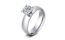 Stainless Steel Rings With Shining CZ Stone Fashion For Women (7,8,9)