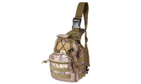 Military Shoulder Camping Hiking Camouflage Bag Wasteland Python - sparklingselections