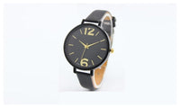 Leather Analog Quartz Wrist Watch For Women - sparklingselections