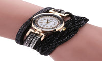 Women Gold Bracelet Quartz Wrist Watch - sparklingselections