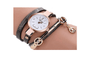 New Fashion Style Leather Casual Bracelet Watch Wristwatch Women Dress Watches Long Leather Bracelet