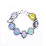 Multicolor Water Drop Charm bracelets For Women