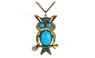 Elegant Women Charm Fashion Turquoise Cute Owl Pendant Necklace