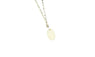 Gold Color Round Circle Pendant Necklace For Women